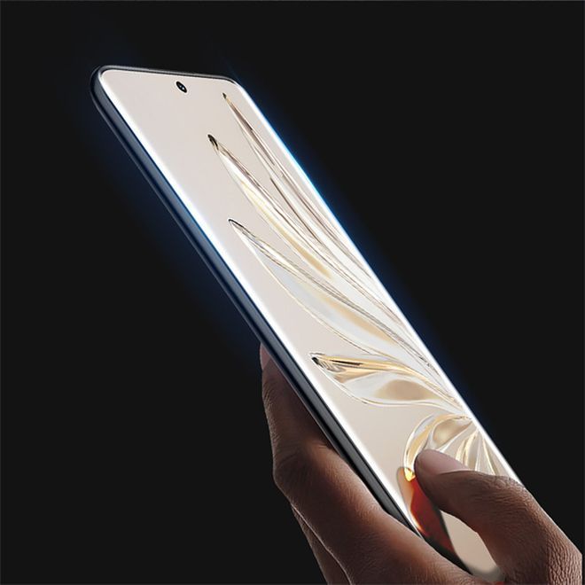 Dux Ducis - Honor 70 Pro Schutzglas - Displayschutz aus gehärtetem Glas - 9H Panzer Glas - Curved - schwarz