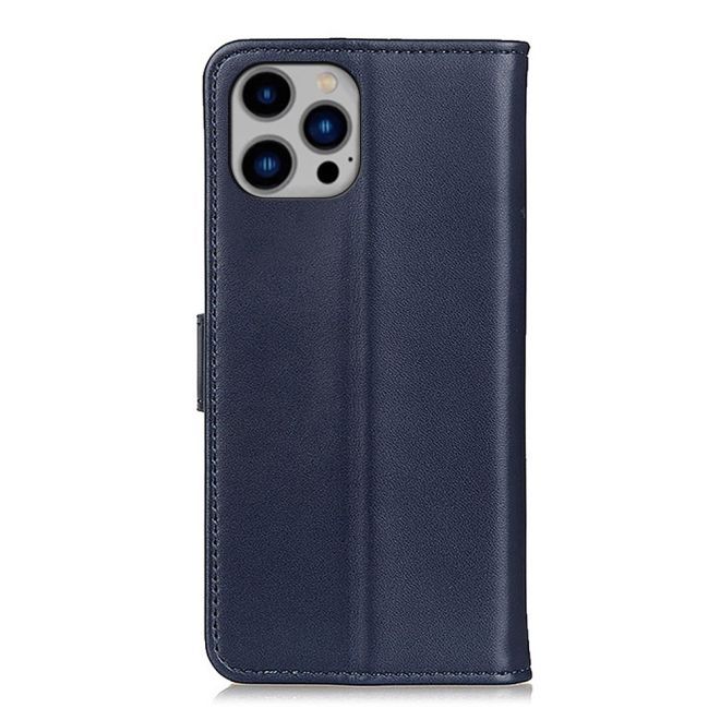 iPhone 15 Pro Phone Case - Classic II Leather Bookcover Series - Blue
