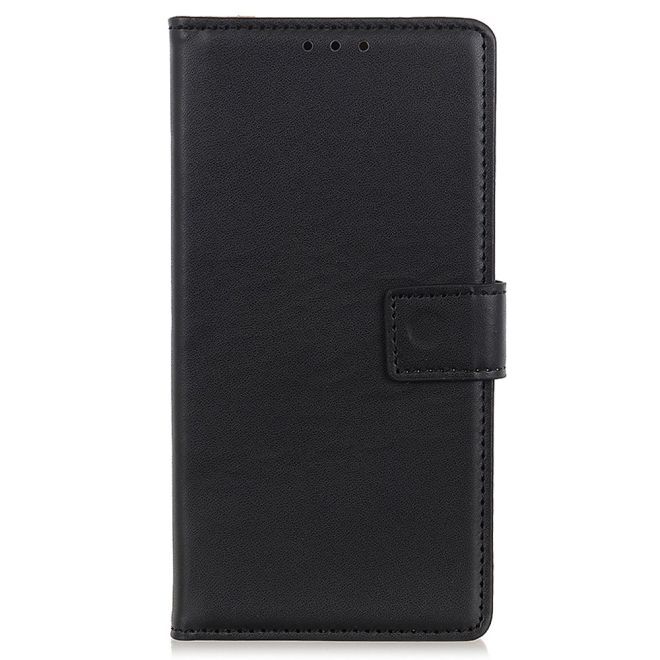 iPhone 15 Plus Phone Case - Classic II Leather Bookcover Series - Black