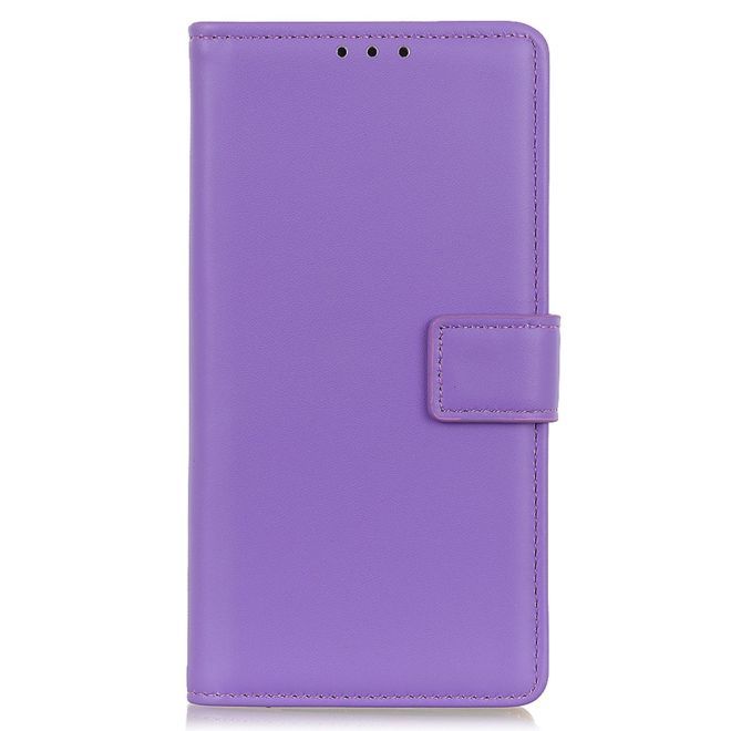 iPhone 15 Plus Phone Case - Classic II Leather Bookcover Series - Purple