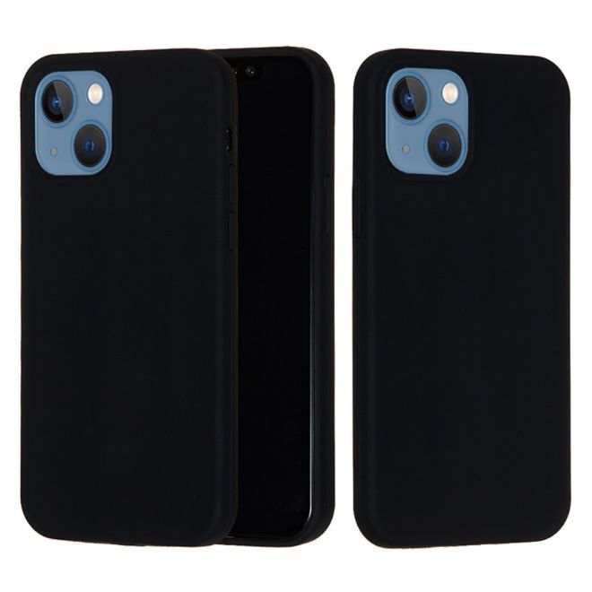 iPhone 15 Plus Phone Case - Softcase - Liquid Silicone Series - Black