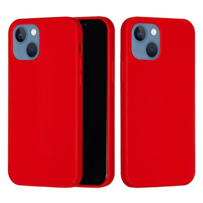 iPhone 15 Plus Handy Hülle - Softcase - Liquid Silicone Series - rot