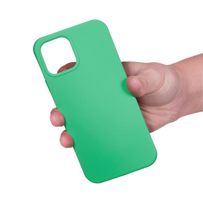 iPhone 15 Plus Phone Case - Softcase - Liquid Silicone Series - Green