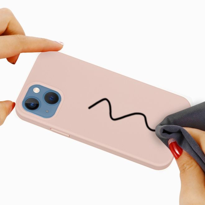 iPhone 15 Plus Phone Case - Softcase - Liquid Silicone Series - Pink