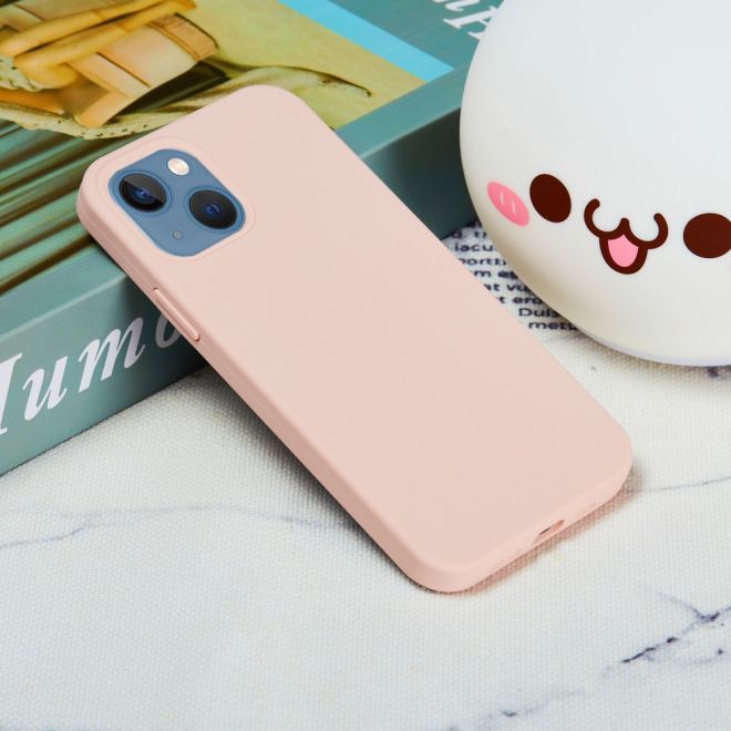 iPhone 15 Plus Phone Case - Softcase - Liquid Silicone Series - Pink
