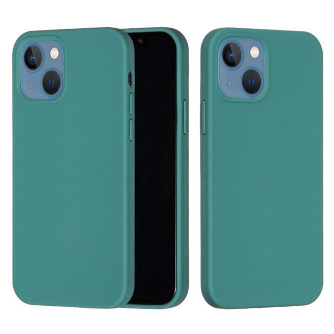 iPhone 15 Plus Phone Case - Softcase - Liquid Silicone Series - Dark Green