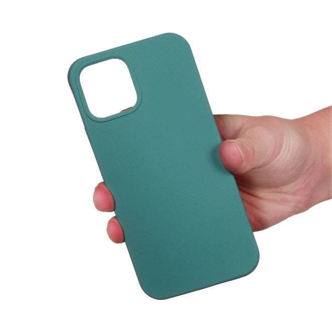 iPhone 15 Plus Phone Case - Softcase - Liquid Silicone Series - Dark Green