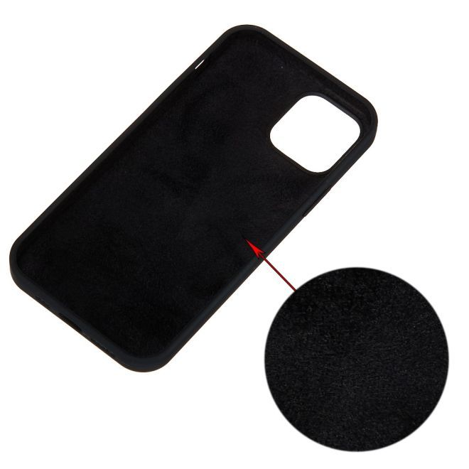 iPhone 15 Pro Handy Hülle - Softcase - Liquid Silicone Series - schwarz