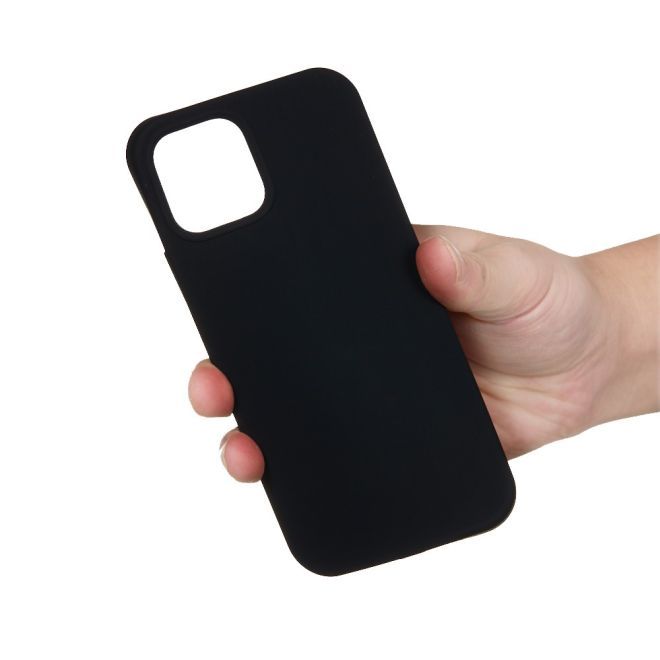 iPhone 15 Pro Handy Hülle - Softcase - Liquid Silicone Series - schwarz