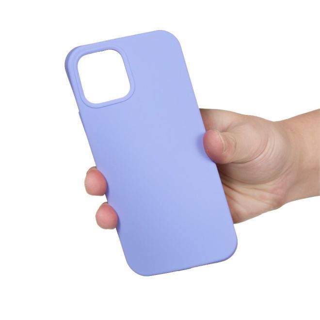 iPhone 15 Pro Handy Hülle - Softcase - Liquid Silicone Series - lila