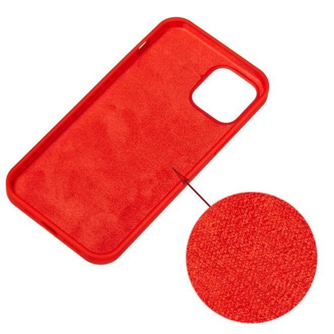 iPhone 15 Pro Handy Hülle - Softcase - Liquid Silicone Series - rot