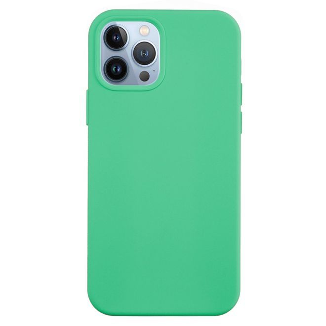 iPhone 15 Pro Handy Hülle - Softcase - Liquid Silicone Series - grün