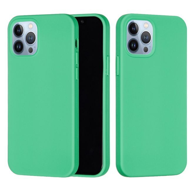 iPhone 15 Pro Handy Hülle - Softcase - Liquid Silicone Series - grün