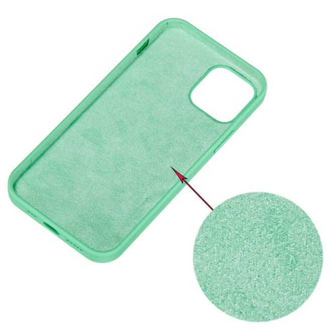 iPhone 15 Pro Handy Hülle - Softcase - Liquid Silicone Series - grün