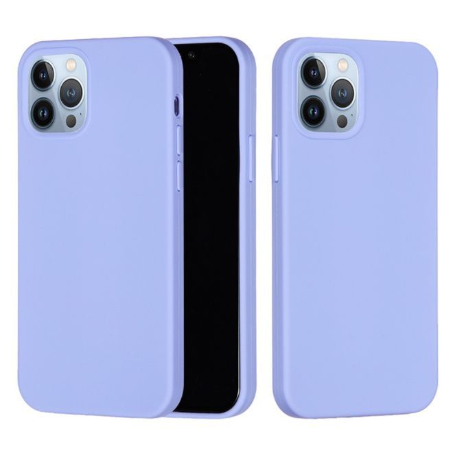 iPhone 15 Pro Max mobile phone case - soft case - Liquid Silicone Series - purple