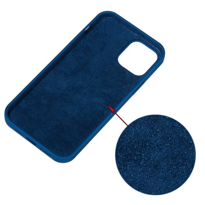 iPhone 15 Pro Max Handy Hülle - Softcase - Liquid Silicone Series - blau