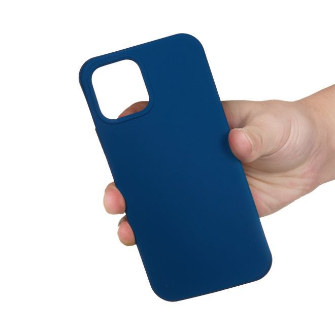 iPhone 15 Pro Max Handy Hülle - Softcase - Liquid Silicone Series - blau