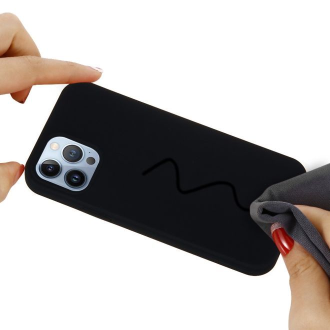 iPhone 15 Pro Max Phone Case - Softcase - Liquid Silicone Series - Black