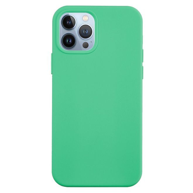 iPhone 15 Pro Max Handy Hülle - Softcase - Liquid Silicone Series - grün