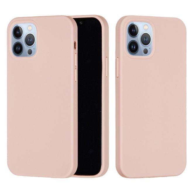 iPhone 15 Pro Max mobile phone case - soft case - Liquid Silicone Series - pink