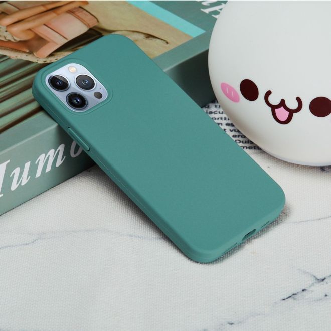 iPhone 15 Pro Max Phone Case - Softcase - Liquid Silicone Series - Dark Green