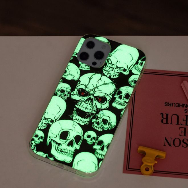 iPhone 15 Pro Max Phone Case - Light-Up Case - Softcase Image Plastic Series - Skull