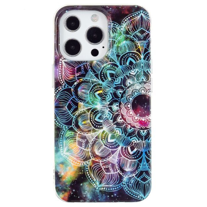 iPhone 15 Pro Max Phone Case - Luminous Case - Softcase Image Plastic Series - Mandala