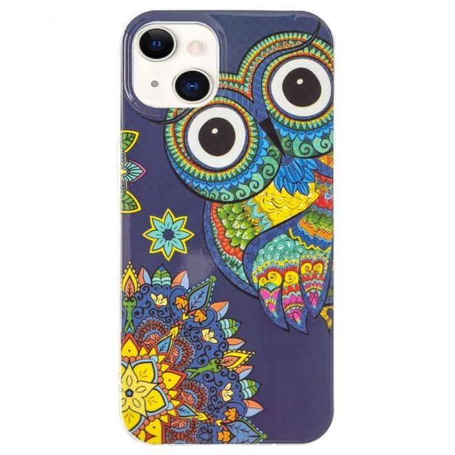 iPhone 15 Plus Phone Case - Luminous Case - Softcase Image Plastic Series - Owl