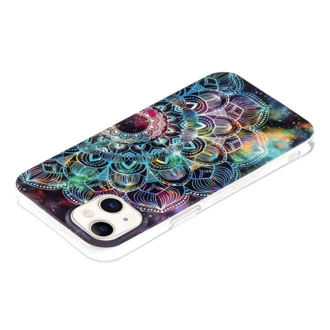 iPhone 15 Plus Phone Case - Luminous Case - Softcase Image Plastic Series - Mandala