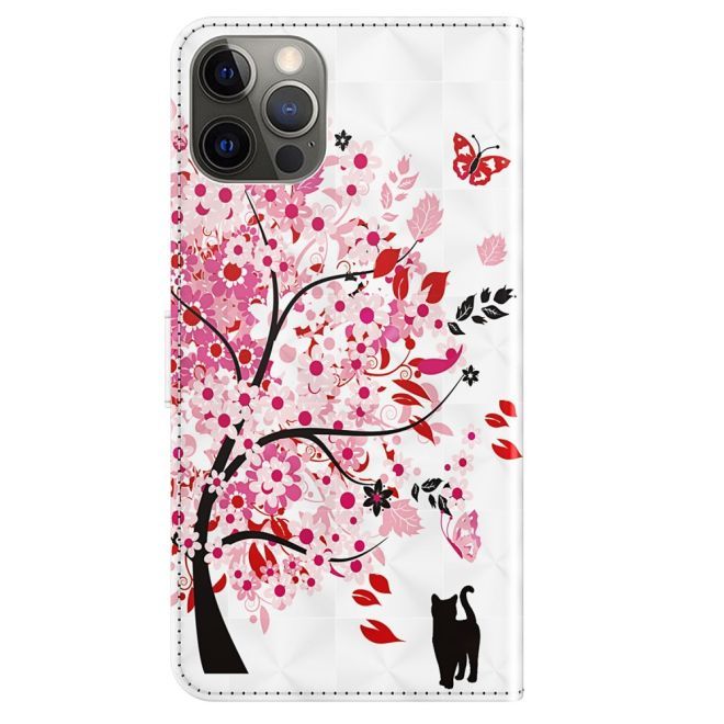 iPhone 15 Pro Max Phone Case - Leather Bookcover Image Series - Wishing Tree