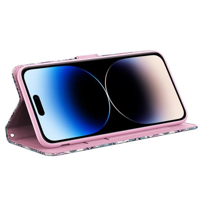 iPhone 15 Plus Phone Case - Leather Bookcover Image Series - Wunschbaumm
