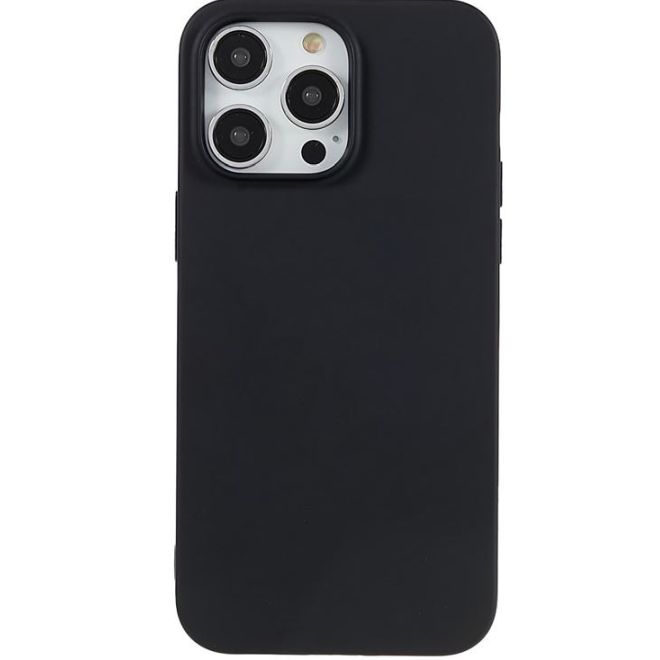 iPhone 15 Pro Handy Hülle - Softcase - Soft TPU Black Series - schwarz