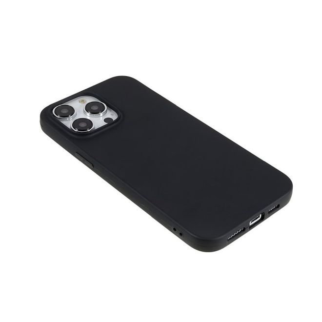 iPhone 15 Pro Handy Hülle - Softcase - Soft TPU Black Series - schwarz