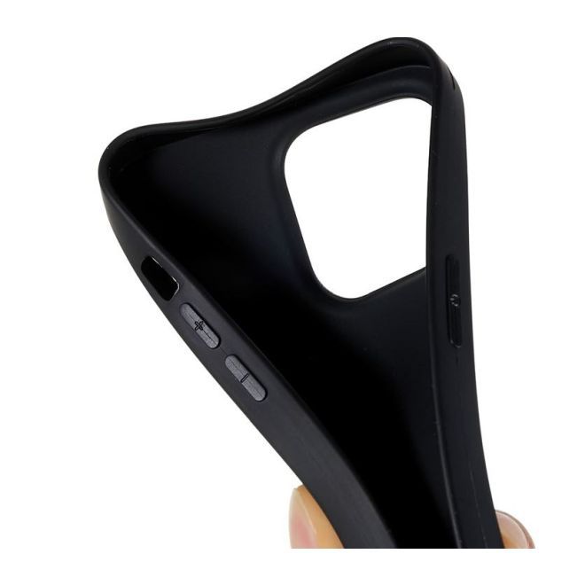 iPhone 15 Pro Handy Hülle - Softcase - Soft TPU Black Series - schwarz