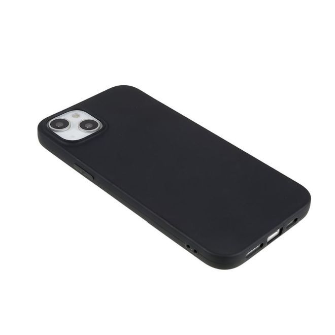iPhone 15 Plus Phone Case - Soft Case - Soft TPU Black Series - Black