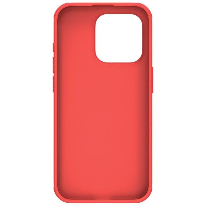 Nillkin - iPhone 15 Pro Hülle - Kunststoff Case - Super Frosted Shield Pro Series - rot