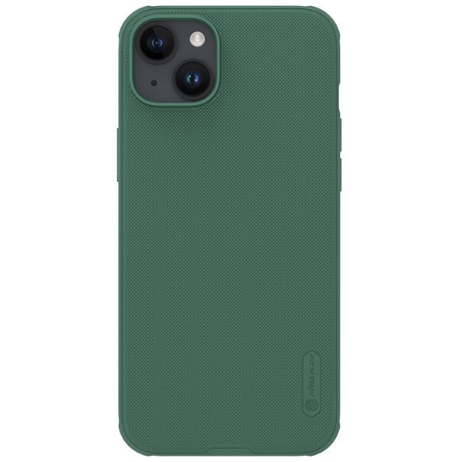 Nillkin - iPhone 15 Plus Hülle - Kunststoff Case - Super Frosted Shield Pro Series - dunkelgrün