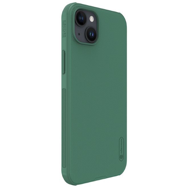 Nillkin - iPhone 15 Plus Hülle - Kunststoff Case - Super Frosted Shield Pro Series - dunkelgrün
