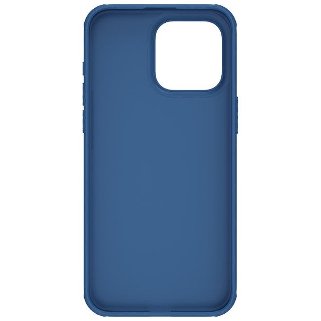 Nillkin - iPhone 15 Pro Max Hülle - Kunststoff Case - Super Frosted Shield Pro Series - blau