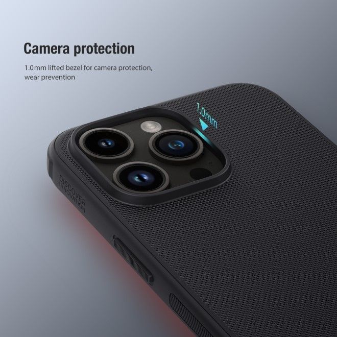 Nillkin - iPhone 15 Pro Max Hülle - Kunststoff Case - Super Frosted Shield Pro Series - dunkelgrün