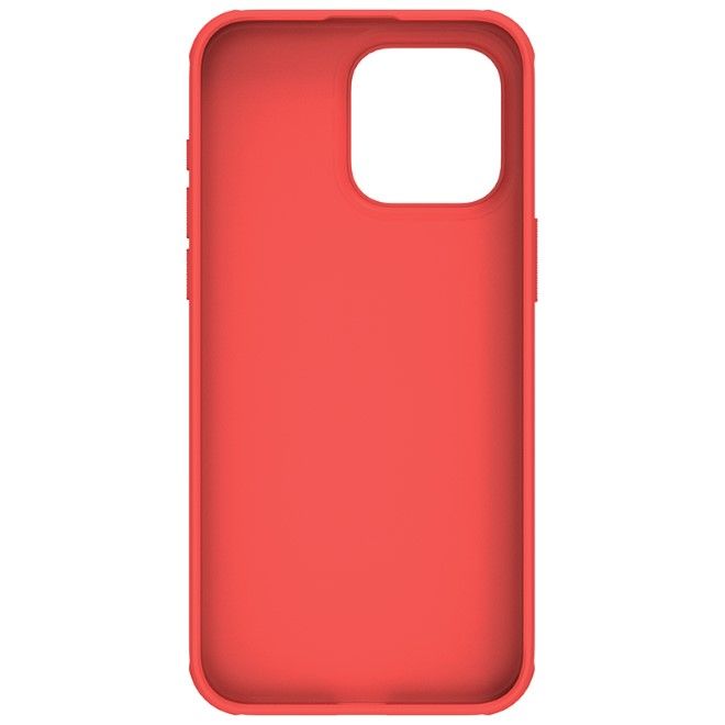Nillkin - iPhone 15 Pro Max Hülle - Kunststoff Case - Super Frosted Shield Pro Series - rot