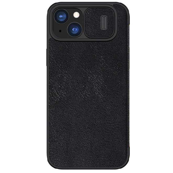 Nillkin - iPhone 15 Plus Hülle - Leder Book Case - Qin Pro Series - schwarz