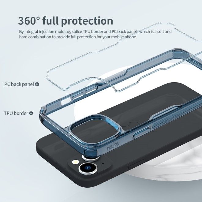 Nillkin - iPhone 15 Hülle - TPU Soft Case - Nature Pro Soft Series - transparent