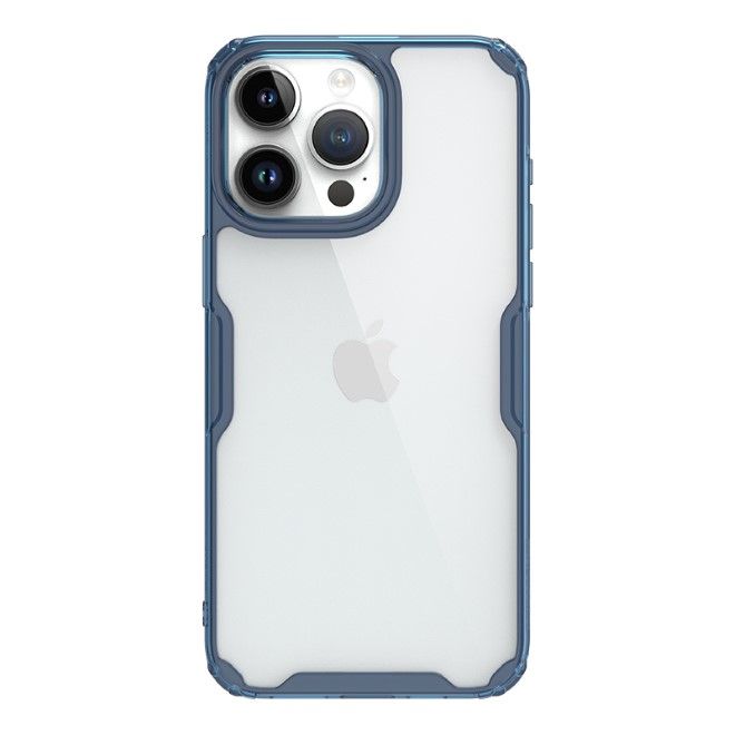Nillkin - iPhone 15 Pro Hülle - TPU Soft Case - Nature Pro Soft Series - blau