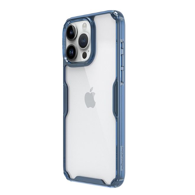 Nillkin - iPhone 15 Pro Hülle - TPU Soft Case - Nature Pro Soft Series - blau