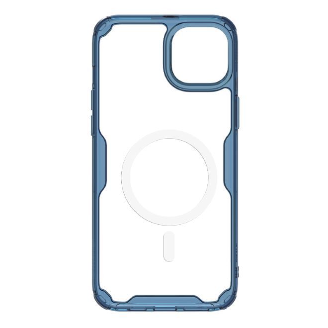 Nillkin - iPhone 15 Plus Hülle - TPU Soft Case - Nature Soft MagSafe Series - blau