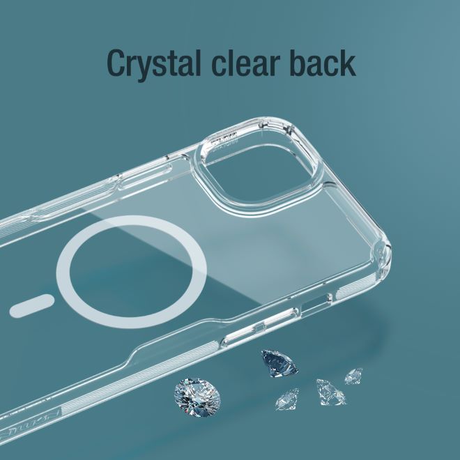 Nillkin - iPhone 15 Plus Hülle - TPU Soft Case - Nature Soft MagSafe Series - blau