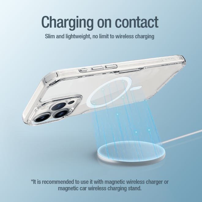 Nillkin - iPhone 15 Pro Max Hülle - TPU Soft Case - Nature Soft MagSafe Series - transparent