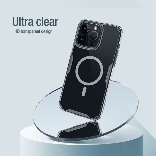 Nillkin - iPhone 15 Pro Max Hülle - TPU Soft Case - Nature Soft MagSafe Series - transparent