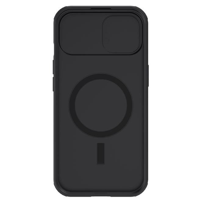 Nillkin - iPhone 15 Hülle - Kunststoff Hardcase - CamShield Pro MagSafe Series - schwarz